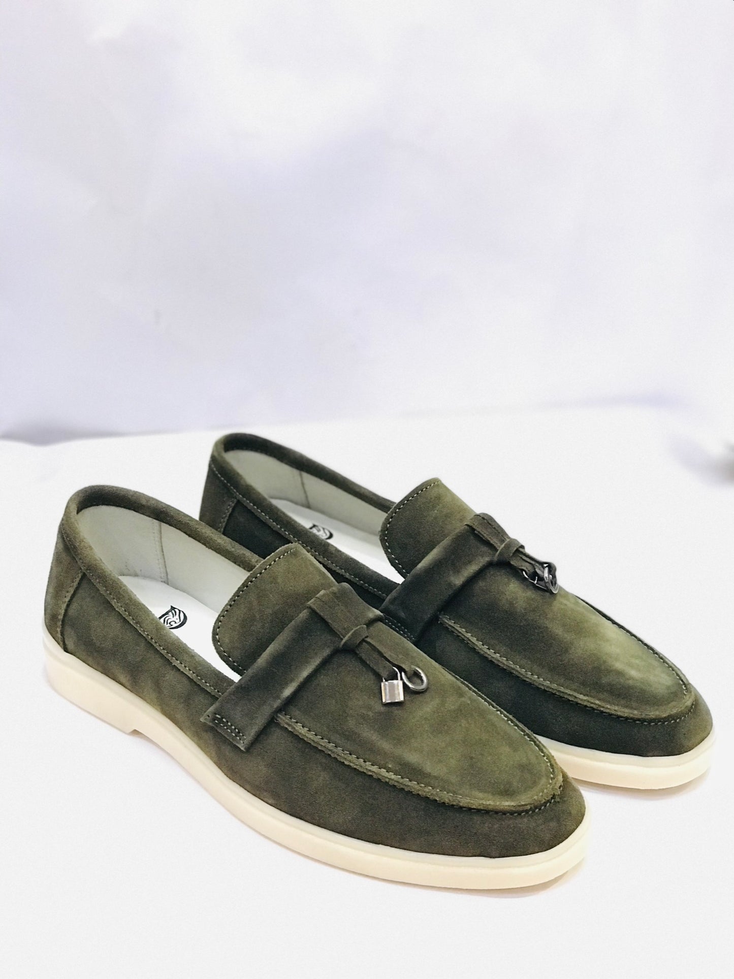 Dynogem Classy olive Green Loafers - DYNOGEM