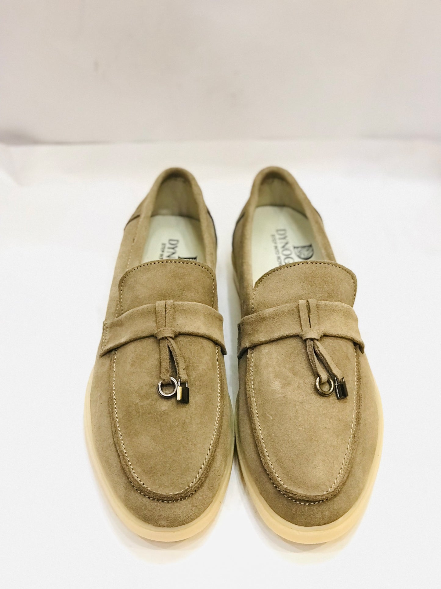 Classy Beige Dynogem Loafers - DYNOGEM